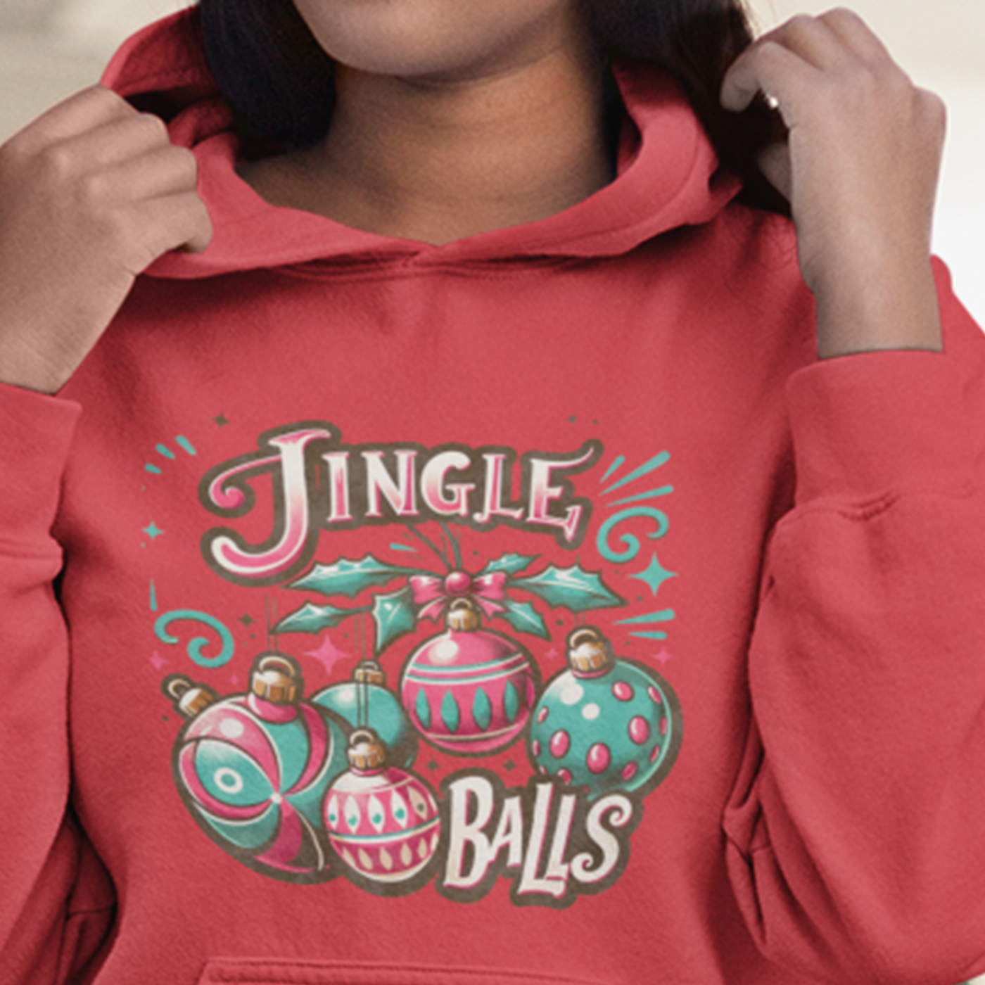 Jingle Balls | Fun and Festive Christmas | Unisex Hoodie